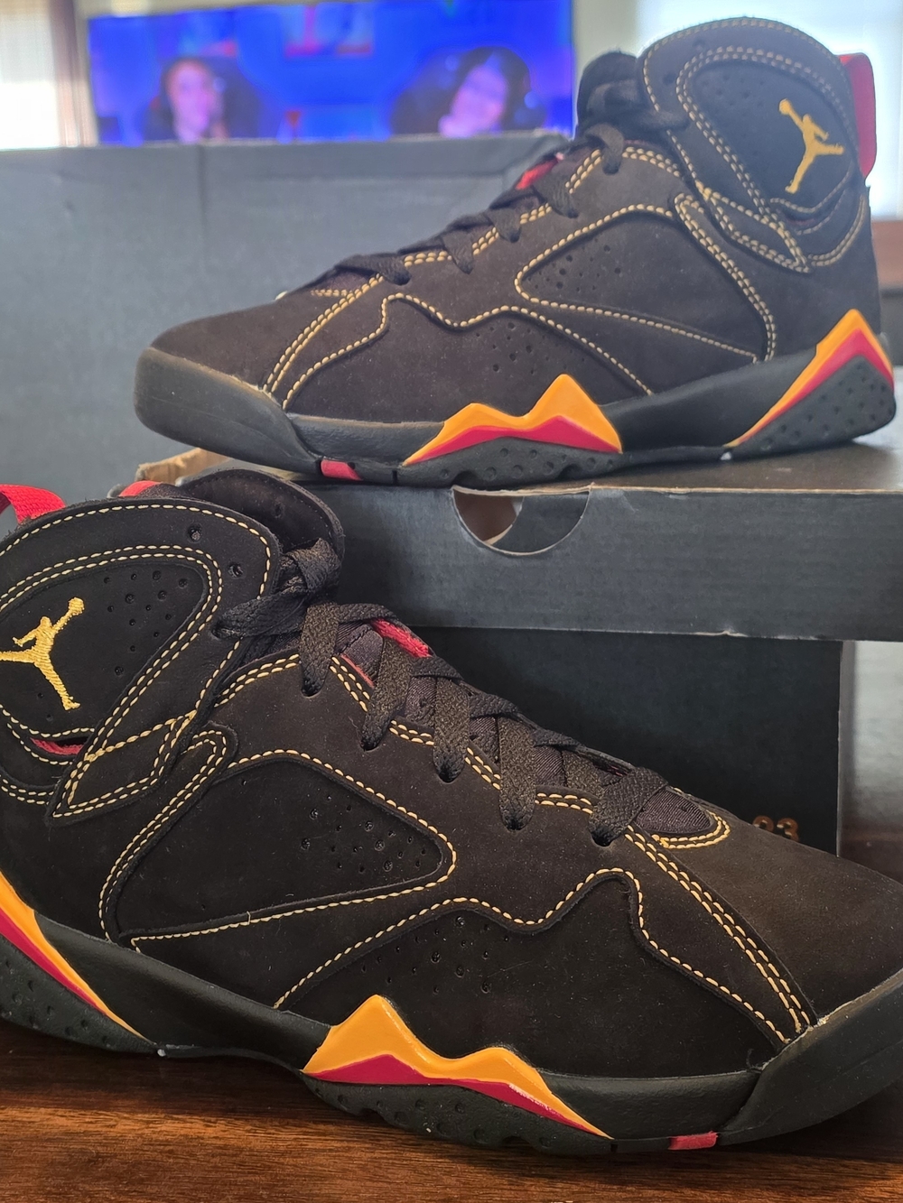 Air Jordan 7 Citrus (2022), 5.5Y (READ DESCRIPTION)